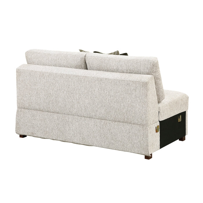 8548*5SC15ACLA2 (5)4-Piece Sectional with Reversible Chaise, Pull-out Bed, Hidden Storage and Click Motion Back - 8548*5SC15ACLA2