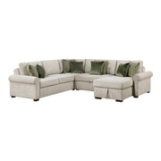 8548*5SC15ACLA4 (5)4-Piece Sectional with Reversible Chaise, Pull-out Bed, Hidden Storage and Click Motion Back - 8548*5SC15ACLA4