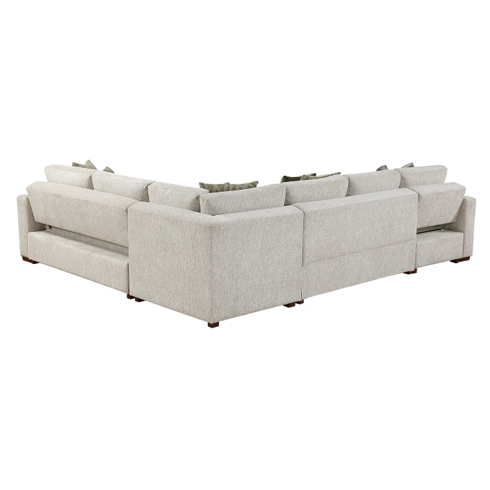 8548*5VC2ACR2ACLA (5)4-Piece Sectional with Reversible Chaise, Pull-out Bed and Hidden Storage - 8548*5VC2ACR2ACLA