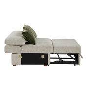 8548*6SC15ACLA (6)5-Piece Sectional with Reversible Chaise, Pull-out Bed, Hidden Storage and Click Motion Back - 8548*6SC15ACLA