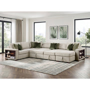 8548*6SC15ACLA2 (6)5-Piece Sectional with Reversible Chaise, Pull-out Bed, Hidden Storage and Click Motion Back - 8548*6SC15ACLA2