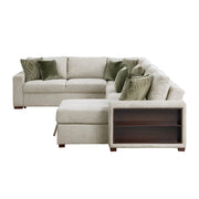 8548*6SC15ACLA2 (6)5-Piece Sectional with Reversible Chaise, Pull-out Bed, Hidden Storage and Click Motion Back - 8548*6SC15ACLA2