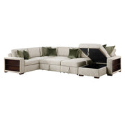 8548*6SC15ACLA2 (6)5-Piece Sectional with Reversible Chaise, Pull-out Bed, Hidden Storage and Click Motion Back - 8548*6SC15ACLA2
