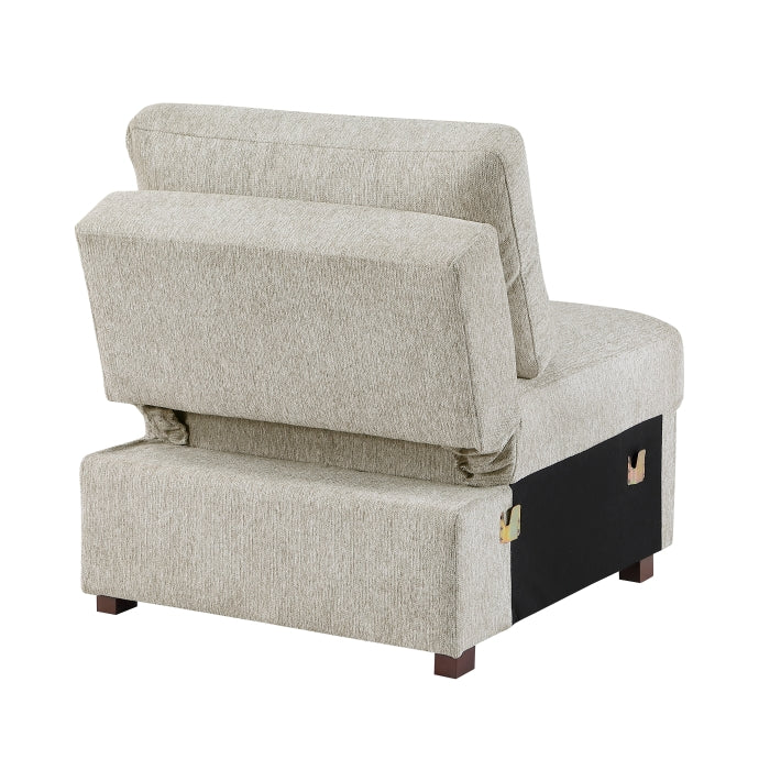 8548*6SC15ACLA2 (6)5-Piece Sectional with Reversible Chaise, Pull-out Bed, Hidden Storage and Click Motion Back - 8548*6SC15ACLA2
