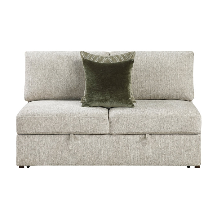 8548*6SCACCLA4 (6)5-Piece Sectional with Reversible Chaise, Pull-out Bed, Hidden Storage and Click Motion Back - 8548*6SCACCLA4