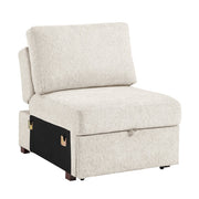 8548*6SCACCLA4 (6)5-Piece Sectional with Reversible Chaise, Pull-out Bed, Hidden Storage and Click Motion Back - 8548*6SCACCLA4