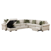 8548*6SCACCLA4 (6)5-Piece Sectional with Reversible Chaise, Pull-out Bed, Hidden Storage and Click Motion Back - 8548*6SCACCLA4