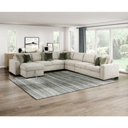 8548*6VC2ACR2ACLACA (6)5-Piece Sectional with Reversible Chaise and Pull-out Bed - 8548*6VC2ACR2ACLACA