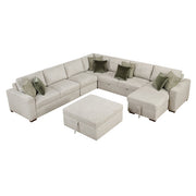 8548*7VC2ACR2ACLACAOT (7)6-Piece Sectional with Reversible Chaise, Pull-out Bed and Ottoman - 8548*7VC2ACR2ACLACAOT