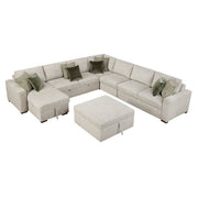 8548*7VC2ACR2ACLACAOT (7)6-Piece Sectional with Reversible Chaise, Pull-out Bed and Ottoman - 8548*7VC2ACR2ACLACAOT