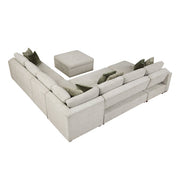 8548*7VC2ACR2ACLACAOT (7)6-Piece Sectional with Reversible Chaise, Pull-out Bed and Ottoman - 8548*7VC2ACR2ACLACAOT