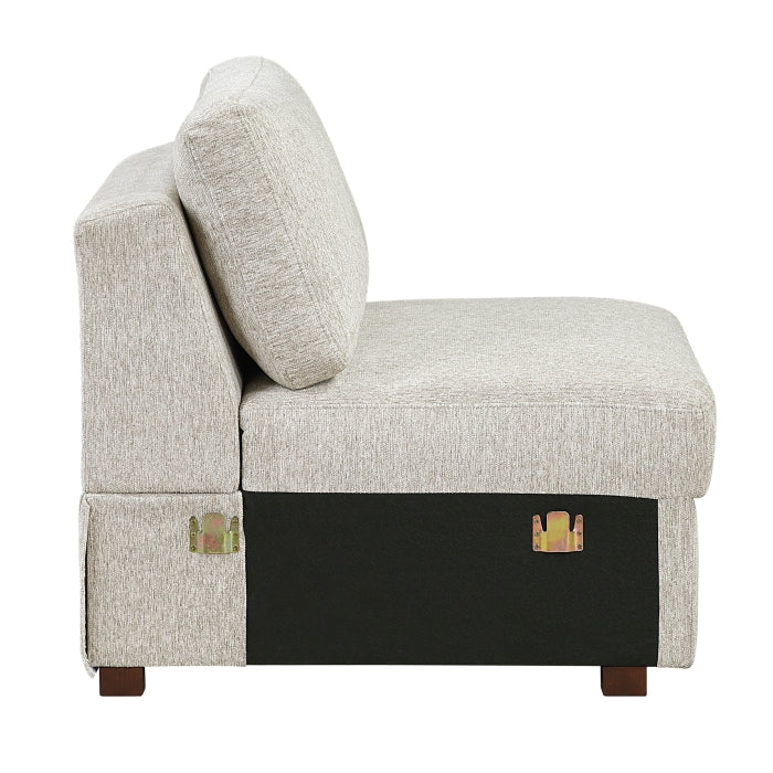 8548*7VC2ACR2ACLACAOT (7)6-Piece Sectional with Reversible Chaise, Pull-out Bed and Ottoman - 8548*7VC2ACR2ACLACAOT