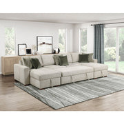8548-VCCL Convertible Armless Storage Chaise with Click Motion Back - 8548-VCCL
