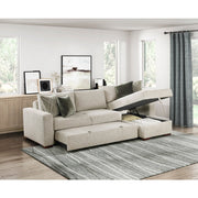 8548-VCCL Convertible Armless Storage Chaise with Click Motion Back - 8548-VCCL