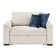 8548BE-215ACLA2* (2)Convertible Chair and Half with Pull-out Bed, Click Motion Back, Two Arms with Shelves and Charging Ports - 8548BE-215ACLA2*