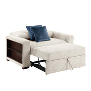 8548BE-215ACLA2* (2)Convertible Chair and Half with Pull-out Bed, Click Motion Back, Two Arms with Shelves and Charging Ports - 8548BE-215ACLA2*