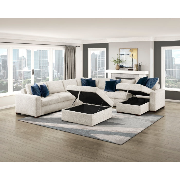 8548BE-2ACL Convertible Armless 2-Seater with Pull-out Bed and Click Motion Back - 8548BE-2ACL