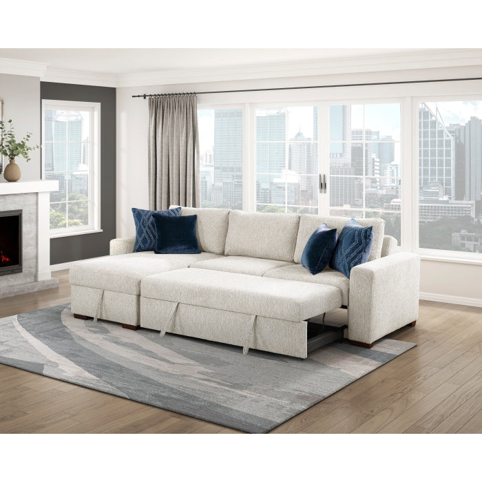 8548BE*3VC2AA (3)2-Piece Sectional with Convertible and Reversible Chaise,  Hidden Storage, Click Motion Back - 8548BE*3VC2AA