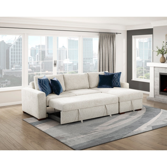8548BE*3VC2AA (3)2-Piece Sectional with Convertible and Reversible Chaise,  Hidden Storage, Click Motion Back - 8548BE*3VC2AA
