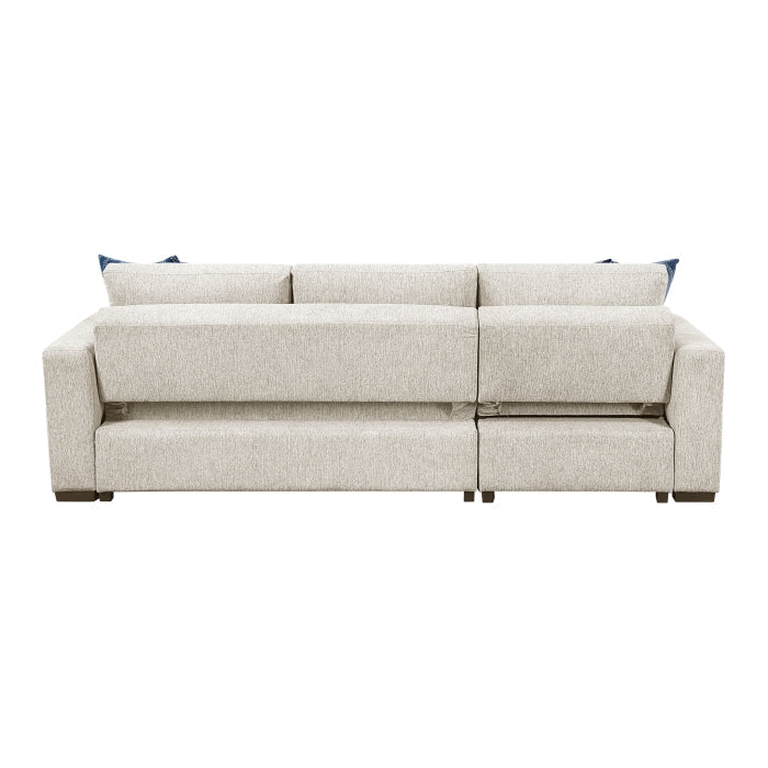 8548BE*3VC2AA (3)2-Piece Sectional with Convertible and Reversible Chaise,  Hidden Storage, Click Motion Back - 8548BE*3VC2AA