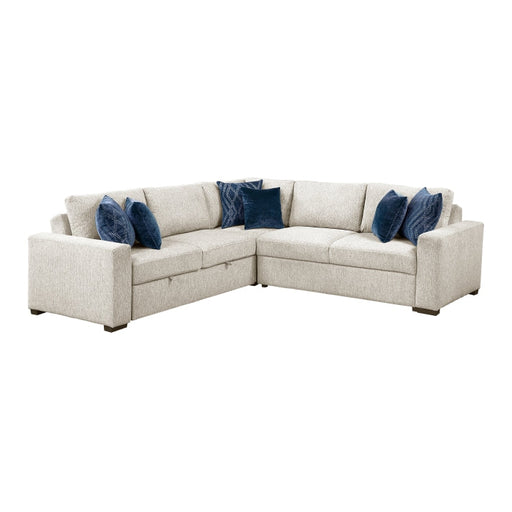 8548BE*42ACLCR2AA (4)3-Piece Sectional with Pull-out Bed - 8548BE*42ACLCR2AA