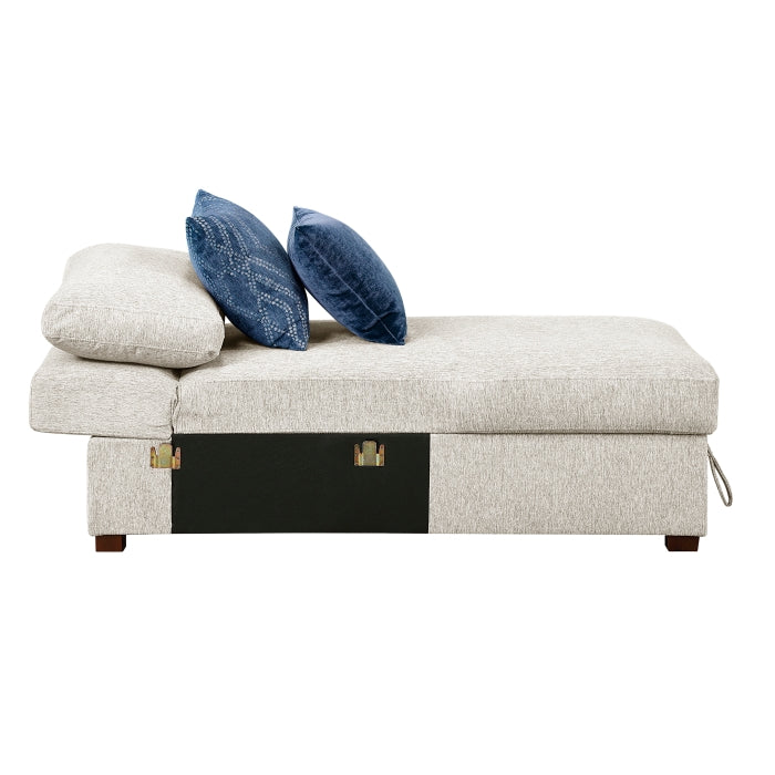8548BE*42VC2ACLA (4)3-Piece Sectional with Reversible Chaises, Pull-out Bed and Hidden Storage, Click Motion Back - 8548BE*42VC2ACLA