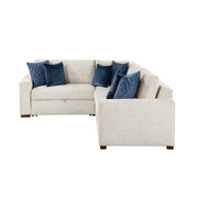 8548BE*4SC15ACLA (4)3-Piece Sectional with Pull-out Bed and Click Motion Back - 8548BE*4SC15ACLA