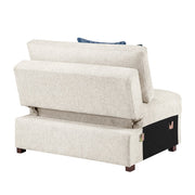 8548BE*4SC15ACLA (4)3-Piece Sectional with Pull-out Bed and Click Motion Back - 8548BE*4SC15ACLA