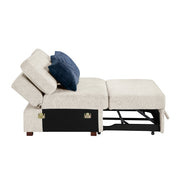 8548BE*4SC15ACLA (4)3-Piece Sectional with Pull-out Bed and Click Motion Back - 8548BE*4SC15ACLA