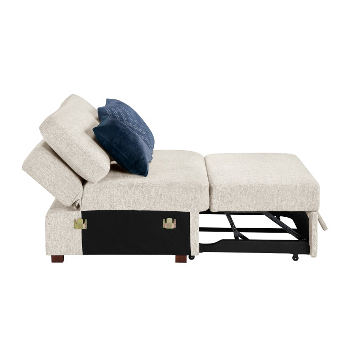 8548BE*4SC15ACLA (4)3-Piece Sectional with Pull-out Bed and Click Motion Back - 8548BE*4SC15ACLA