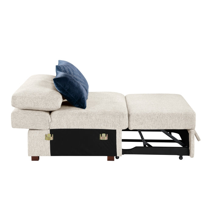 8548BE*4SC15ACLA4 (4)3-Piece Sectional with Pull-out Bed and Click Motion Back - 8548BE*4SC15ACLA4