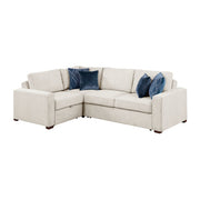 8548BE*4SCACCLA (4)3-Piece Sectional with Pull-out Bed and Click Motion Back - 8548BE*4SCACCLA
