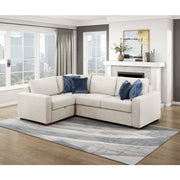 8548BE*4SCACCLA (4)3-Piece Sectional with Pull-out Bed and Click Motion Back - 8548BE*4SCACCLA
