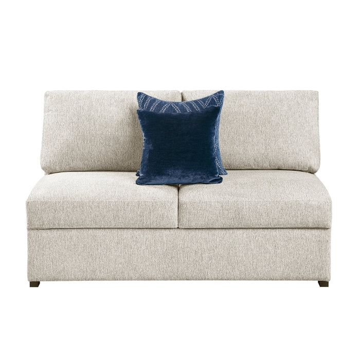 8548BE*4VC15ACLA4 (4)3-Piece Sectional with Two Reversible Chaises, Pull-out Bed, Hidden Storage, Click Motion Back and Two Roll Arms - 8548BE*4VC15ACLA4
