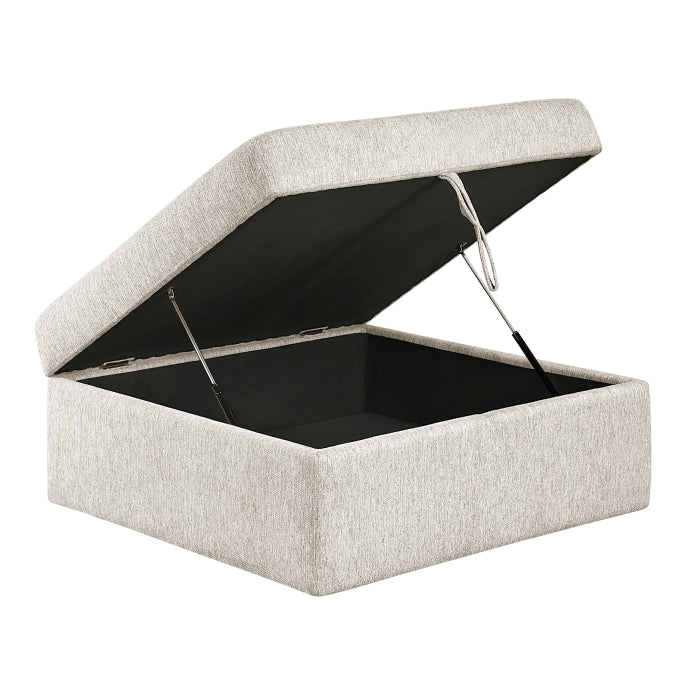 8548BE*4VC2ACLAOT (4)3-Piece Sectional with Reversible Chaise, Pull-out Bed, Hidden Storage and Ottoman, Click Motion Back - 8548BE*4VC2ACLAOT