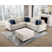 8548BE*52ACLCR2AAOT (5)4-Piece Sectional with Pull-out Bed and Ottoman - 8548BE*52ACLCR2AAOT