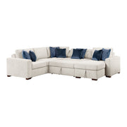 8548BE*5SC15ACLA (5)4-Piece Sectional with Reversible Chaise, Pull-out Bed, Hidden Storage and Click Motion Back - 8548BE*5SC15ACLA