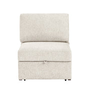 8548BE*5SCACCLA (5)4-Piece Sectional with Reversible Chaise, Pull-out Bed, Hidden Storage and Click Motion Back - 8548BE*5SCACCLA