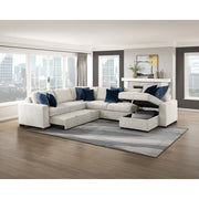 8548BE*5VC2ACR2ACLA (5)4-Piece Sectional with Reversible Chaise, Pull-out Bed and Hidden Storage - 8548BE*5VC2ACR2ACLA