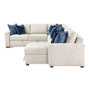 8548BE*5VC2ACR2ACLA (5)4-Piece Sectional with Reversible Chaise, Pull-out Bed and Hidden Storage - 8548BE*5VC2ACR2ACLA