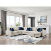 8548BE*6SC15ACLA (6)5-Piece Sectional with Reversible Chaise, Pull-out Bed, Hidden Storage and Click Motion Back - 8548BE*6SC15ACLA