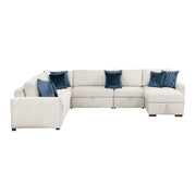 8548BE*6SC15ACLA (6)5-Piece Sectional with Reversible Chaise, Pull-out Bed, Hidden Storage and Click Motion Back - 8548BE*6SC15ACLA
