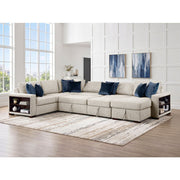 8548BE*6SC15ACLA2 (6)5-Piece Sectional with Reversible Chaise, Pull-out Bed, Hidden Storage and Click Motion Back - 8548BE*6SC15ACLA2
