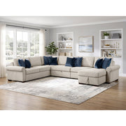 8548BE*6SC15ACLA4 (6)5-Piece Sectional with Reversible Chaise, Pull-out Bed, Hidden Storage and Click Motion Back - 8548BE*6SC15ACLA4