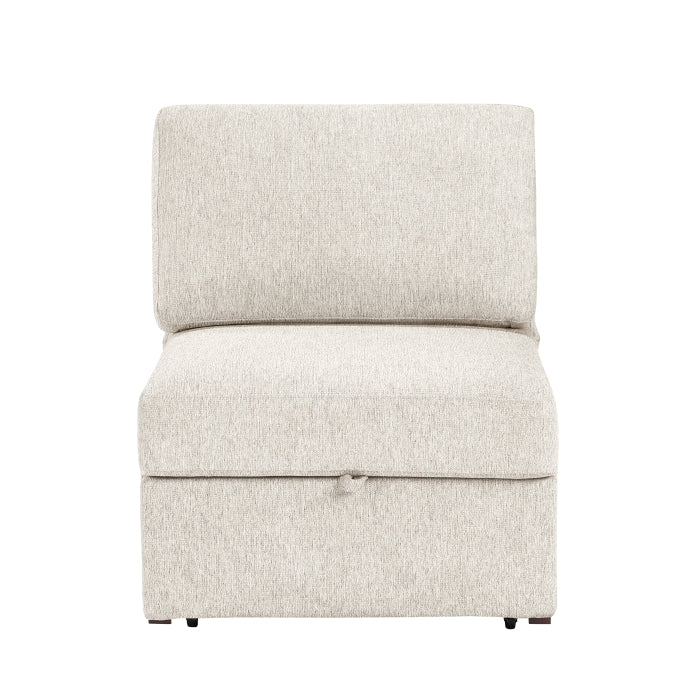 8548BE*6SC15ACLA4 (6)5-Piece Sectional with Reversible Chaise, Pull-out Bed, Hidden Storage and Click Motion Back - 8548BE*6SC15ACLA4