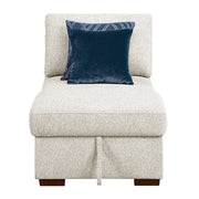 8548BE*6SCACCLA (6)5-Piece Sectional with Reversible Chaise, Pull-out Bed, Hidden Storage and Click Motion Back - 8548BE*6SCACCLA