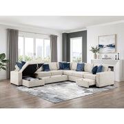 8548BE*6SCACCLA (6)5-Piece Sectional with Reversible Chaise, Pull-out Bed, Hidden Storage and Click Motion Back - 8548BE*6SCACCLA