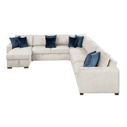 8548BE*6SCACCLA (6)5-Piece Sectional with Reversible Chaise, Pull-out Bed, Hidden Storage and Click Motion Back - 8548BE*6SCACCLA