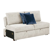 8548BE*6SCACCLA2 (6)5-Piece Sectional with Reversible Chaise, Pull-out Bed, Hidden Storage and Click Motion Back - 8548BE*6SCACCLA2
