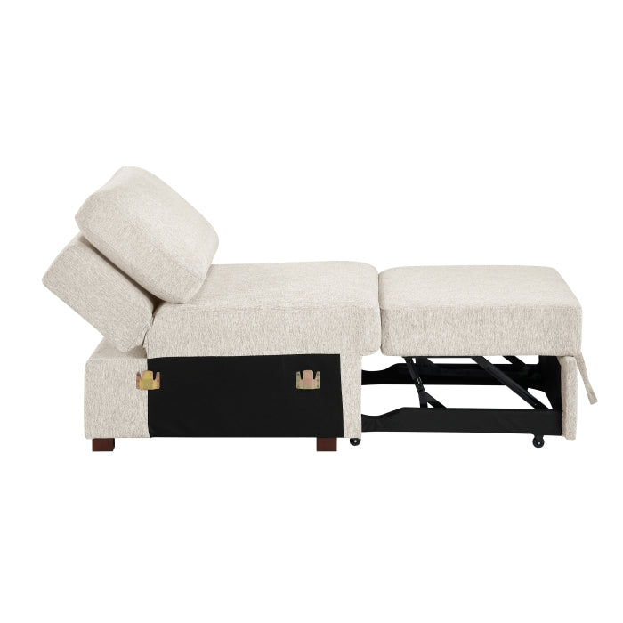 8548BE*6SCACCLA2 (6)5-Piece Sectional with Reversible Chaise, Pull-out Bed, Hidden Storage and Click Motion Back - 8548BE*6SCACCLA2